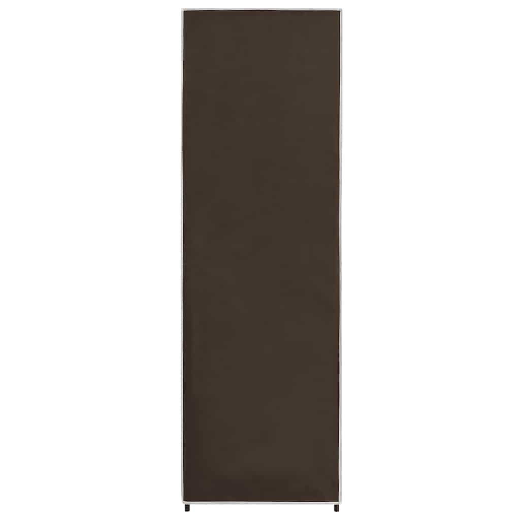 vidaXL Szafa, brązowa, 87x49x159 cm, materiałowa