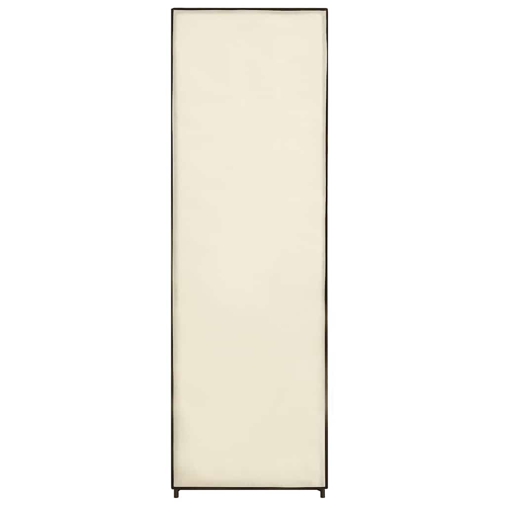 vidaXL Szafa, kremowa, 87 x 49 x 159 cm, materiałowa