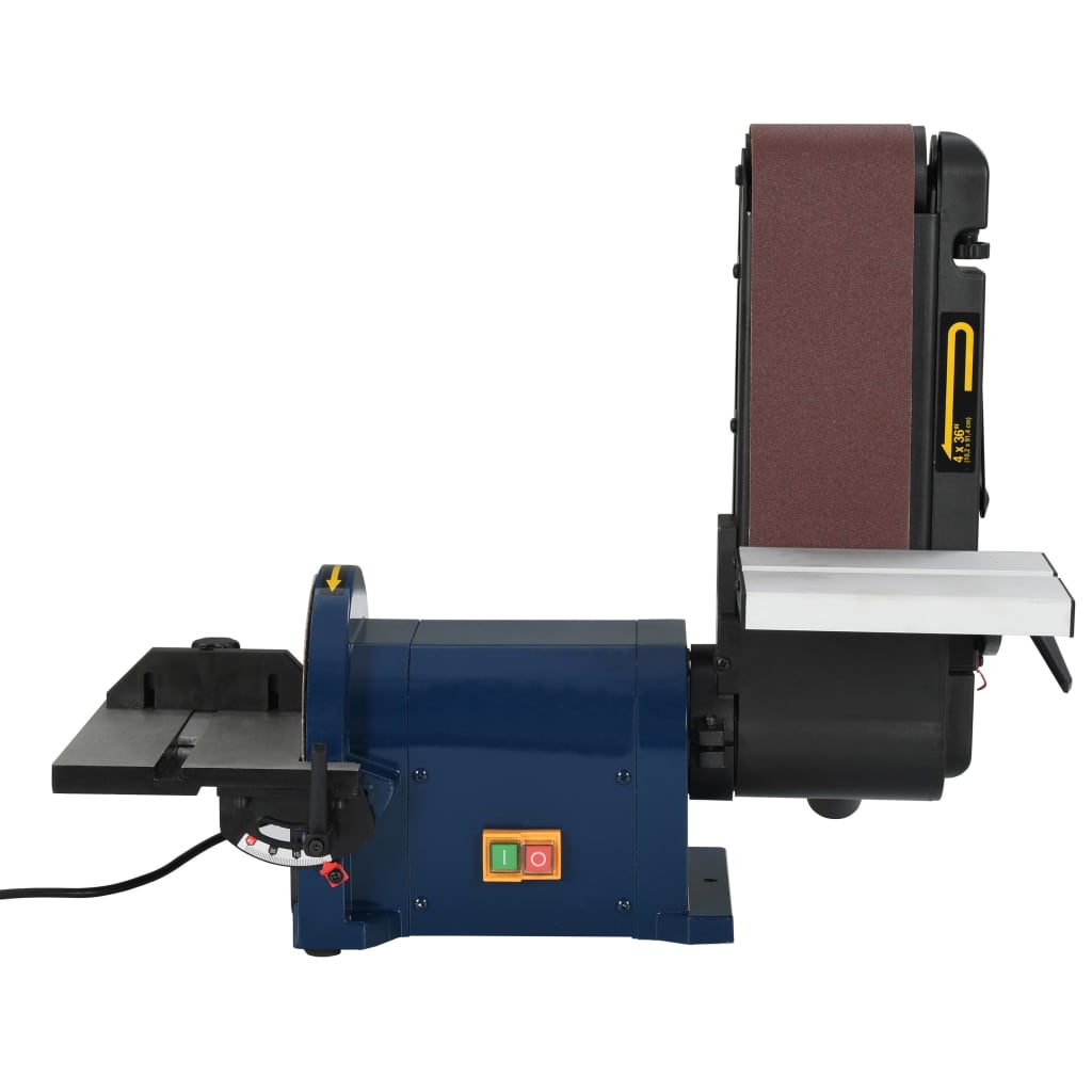 vidaXL Elektryczna szlifierka tarczowo-taśmowa, 500 W, 200 mm