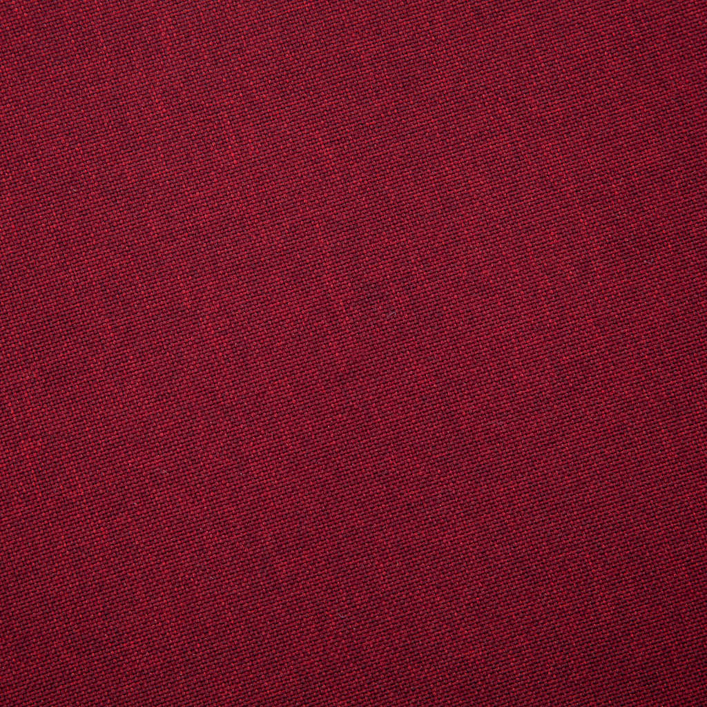vidaXL Sofa 3-osobowa, tapicerowana tkaniną, kolor czerwonego wina