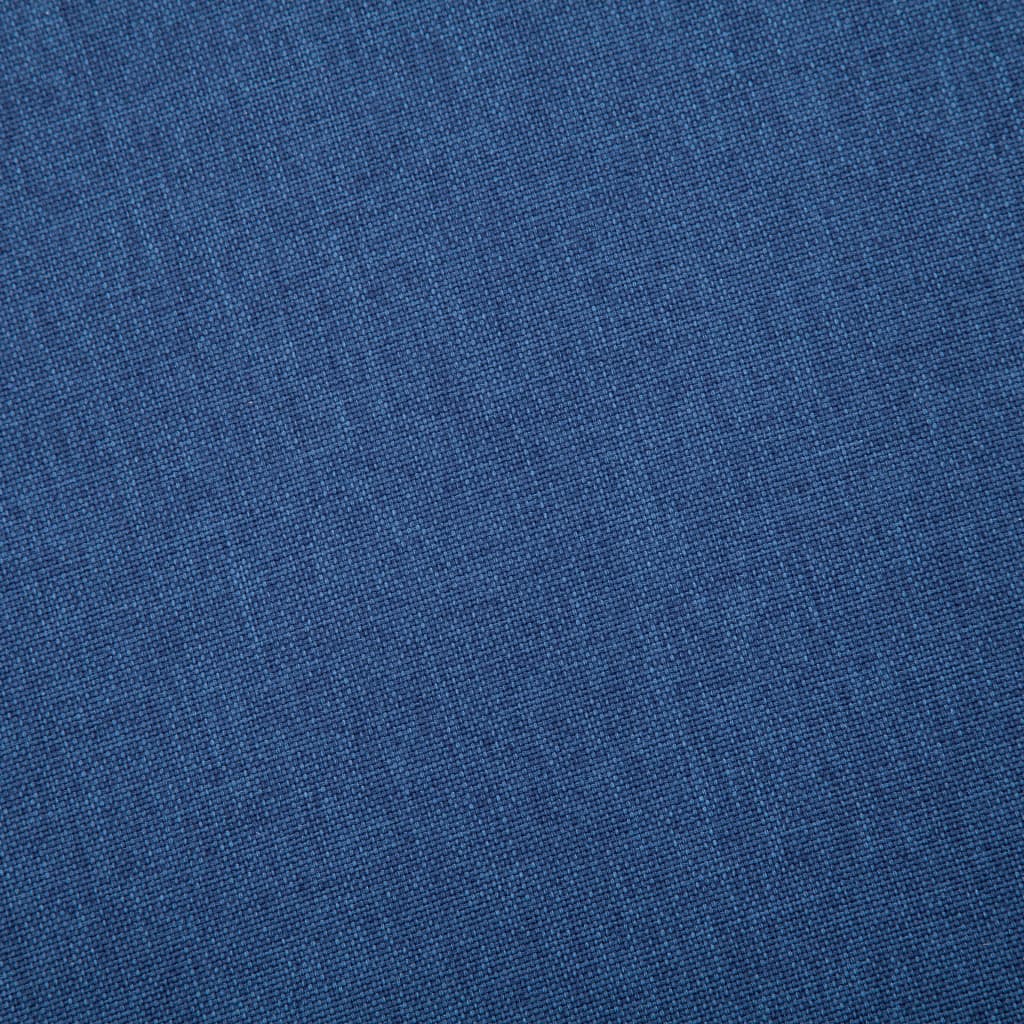 vidaXL 3-osobowa sofa tapicerowana tkaniną, niebieska