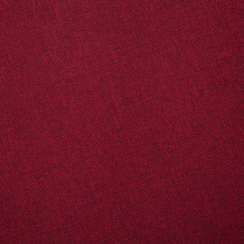 vidaXL Sofa 3-osobowa, tapicerowana tkaniną, kolor czerwonego wina