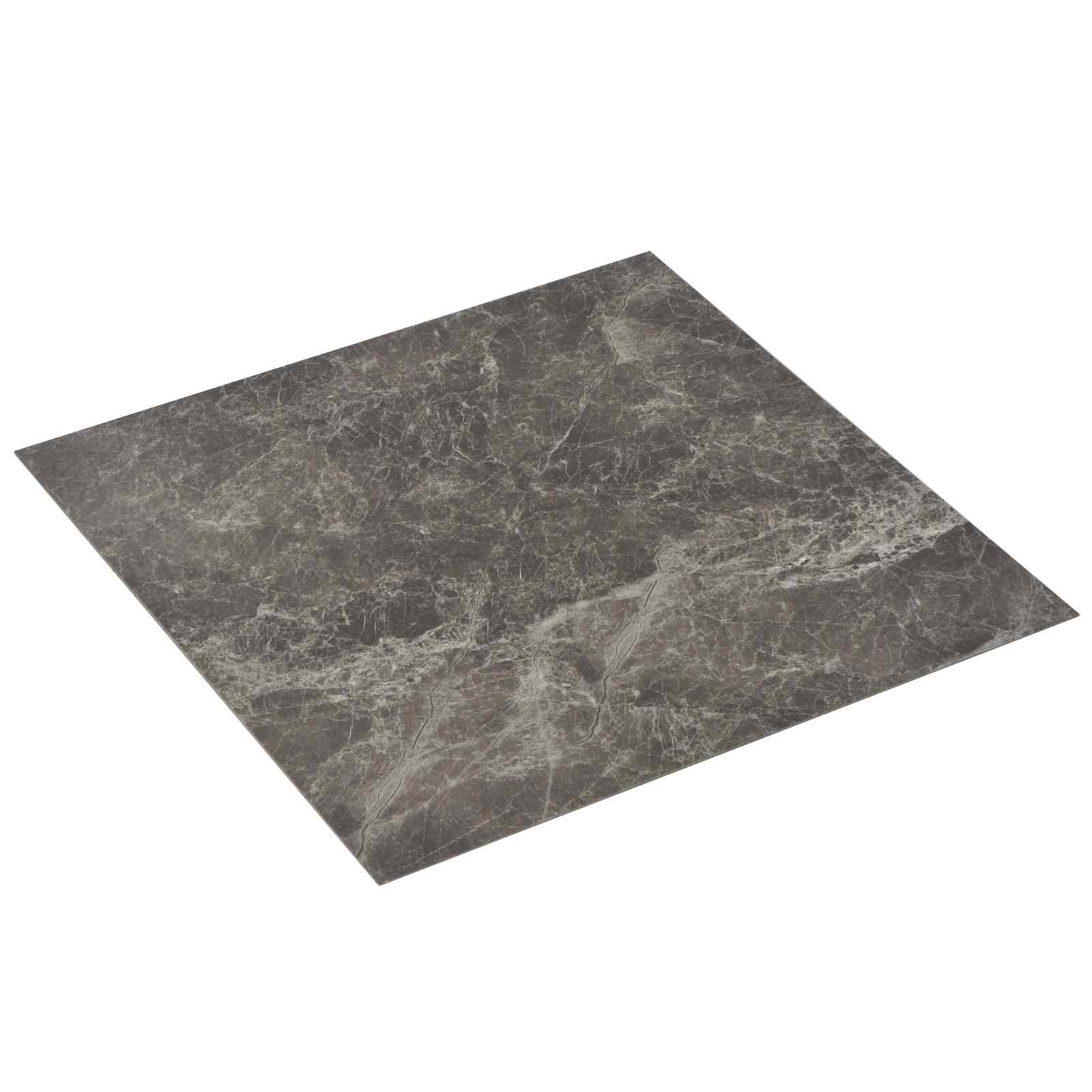 vidaXL Deski podłogowe 55 pcs Czarny 5,11 m² PVC