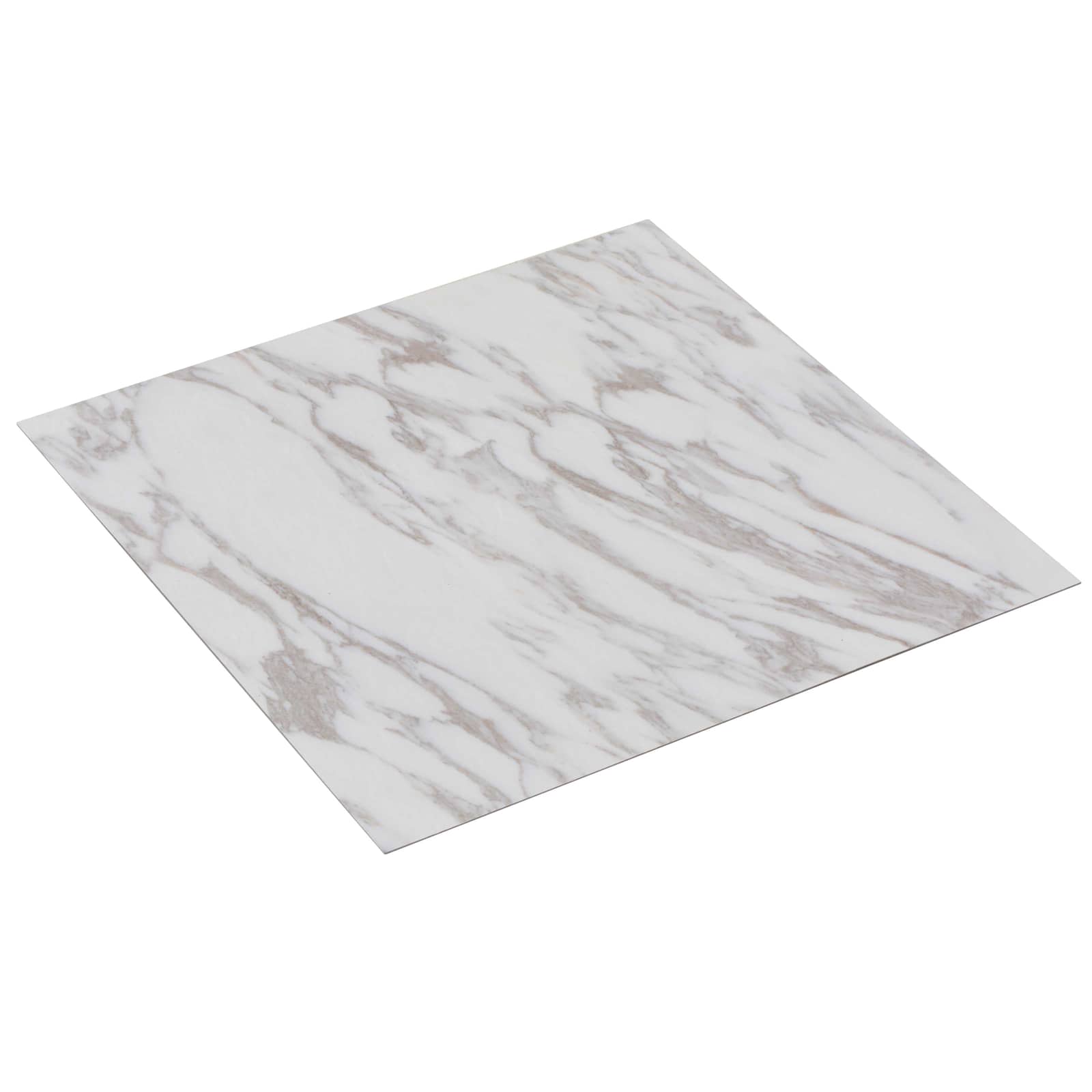 vidaXL Deski podłogowe 5,11 m² 55 pcs PVC Biały marmur