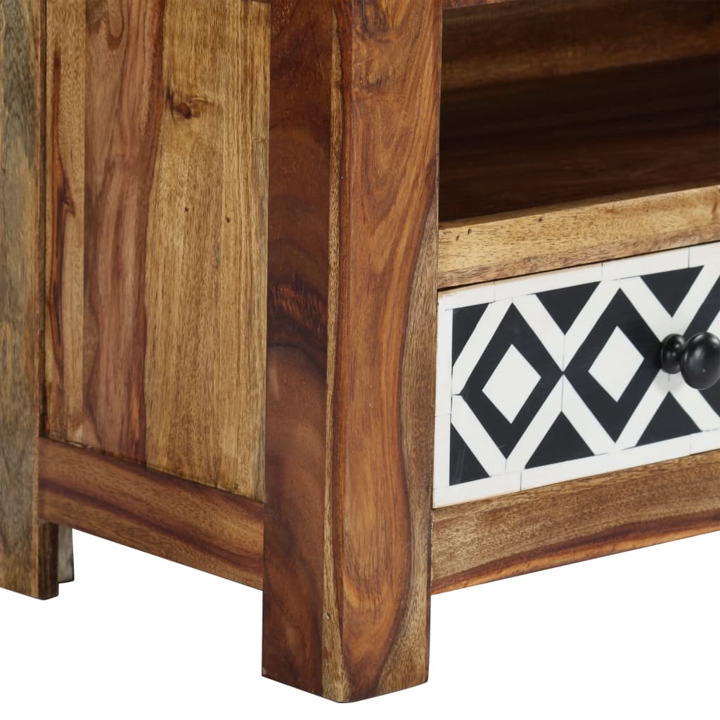 vidaXL Szafka pod TV, 120x30x40 cm, lite drewno akacjowe