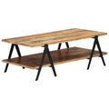 vidaXL Stolik kawowy, 115x60x40 cm, lite drewno mango