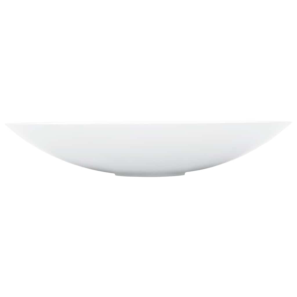 vidaXL Umywalka 59,3x35,1x10,7 cm, kompozyt mineralny/marmurowy, biała