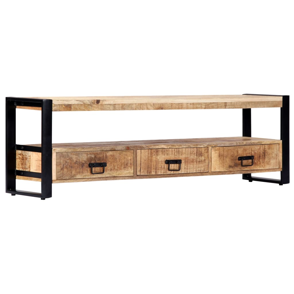 vidaXL Szafka pod telewizor, 150 x 30 x 45 cm, lite drewno mango