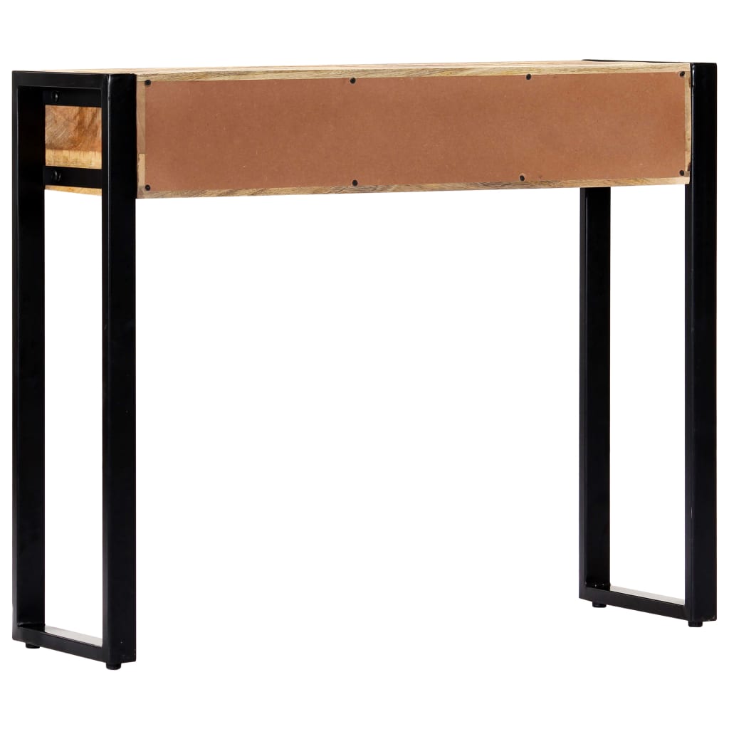 vidaXL Stolik typu konsola, 90 x 30 x 75 cm, lite drewno mango