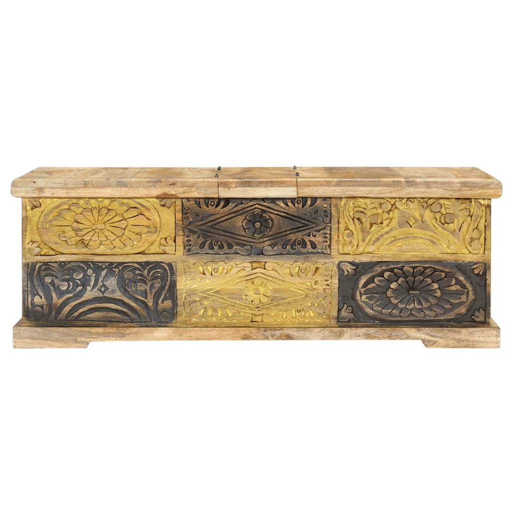 vidaXL Stolik kawowy, 100x50x35 cm, lite drewno mango