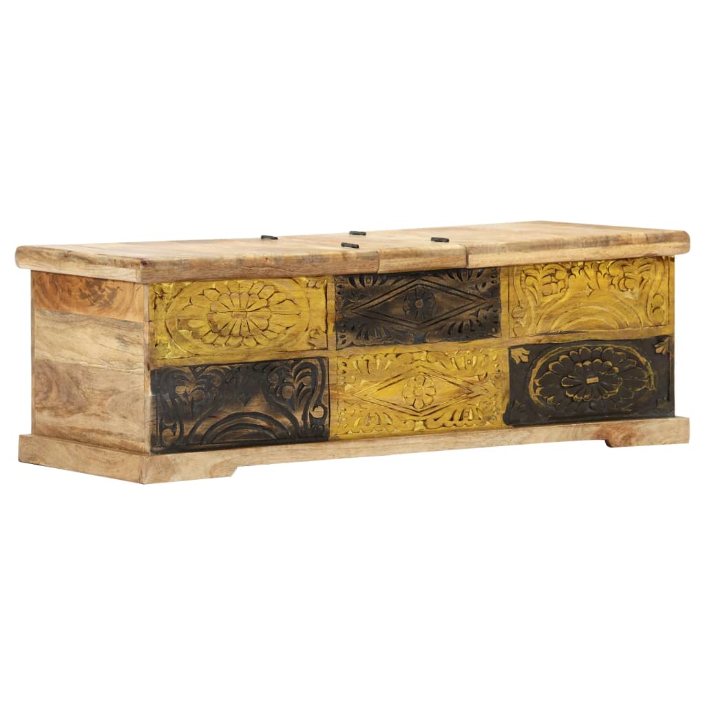 vidaXL Stolik kawowy, 100x50x35 cm, lite drewno mango
