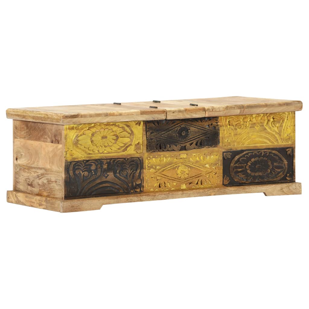 vidaXL Stolik kawowy, 100x50x35 cm, lite drewno mango