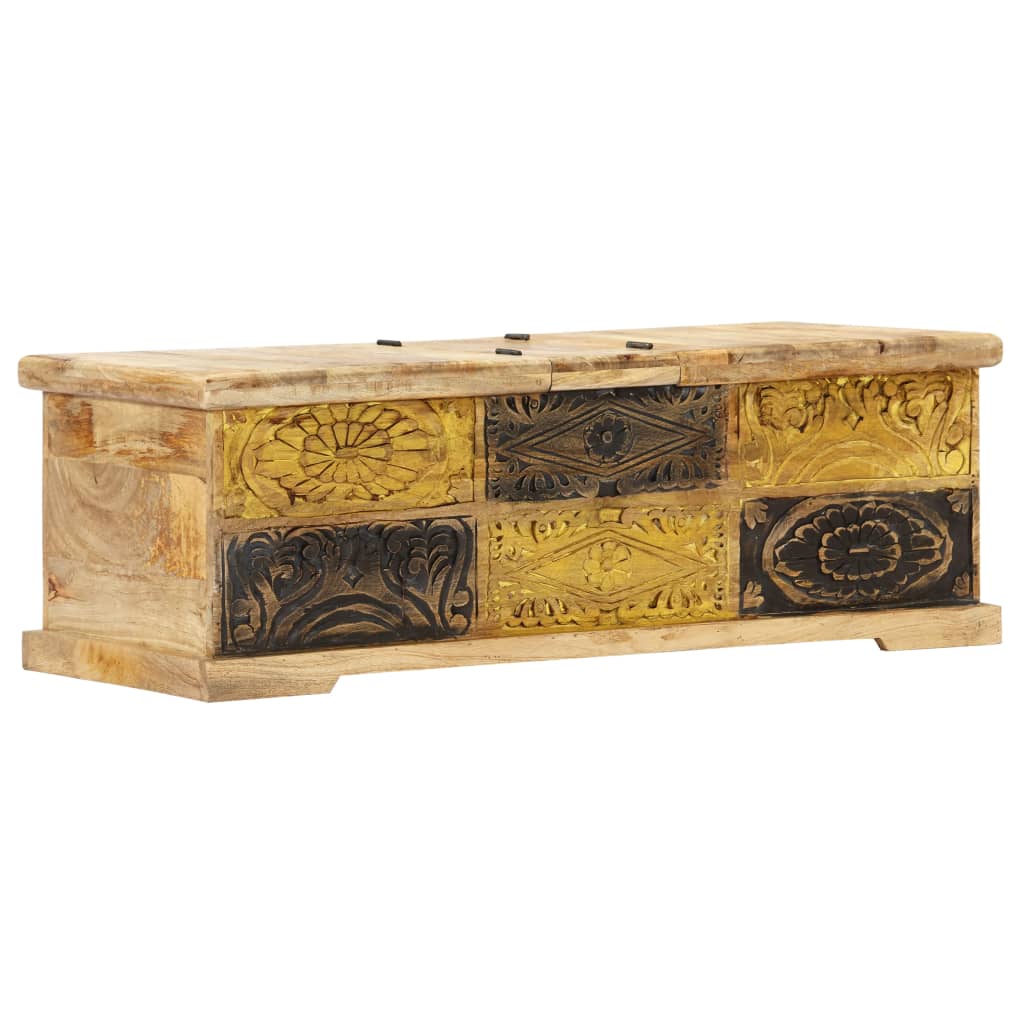 vidaXL Stolik kawowy, 100x50x35 cm, lite drewno mango
