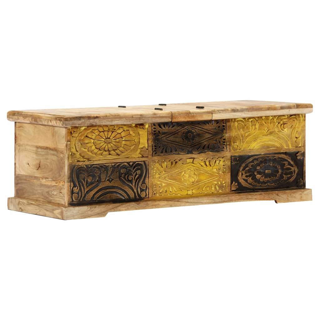vidaXL Stolik kawowy, 100x50x35 cm, lite drewno mango