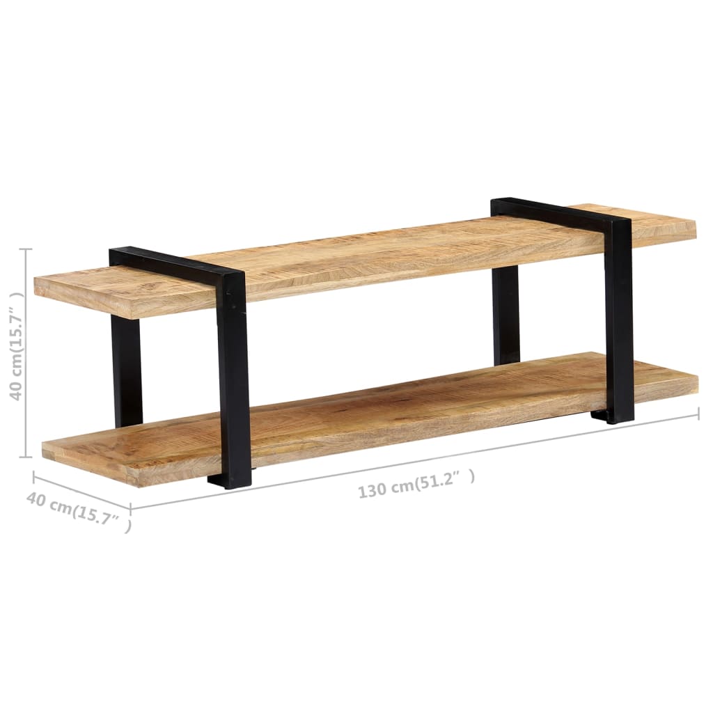 vidaXL Szafka pod TV, 130x40x40 cm, lite drewno mango