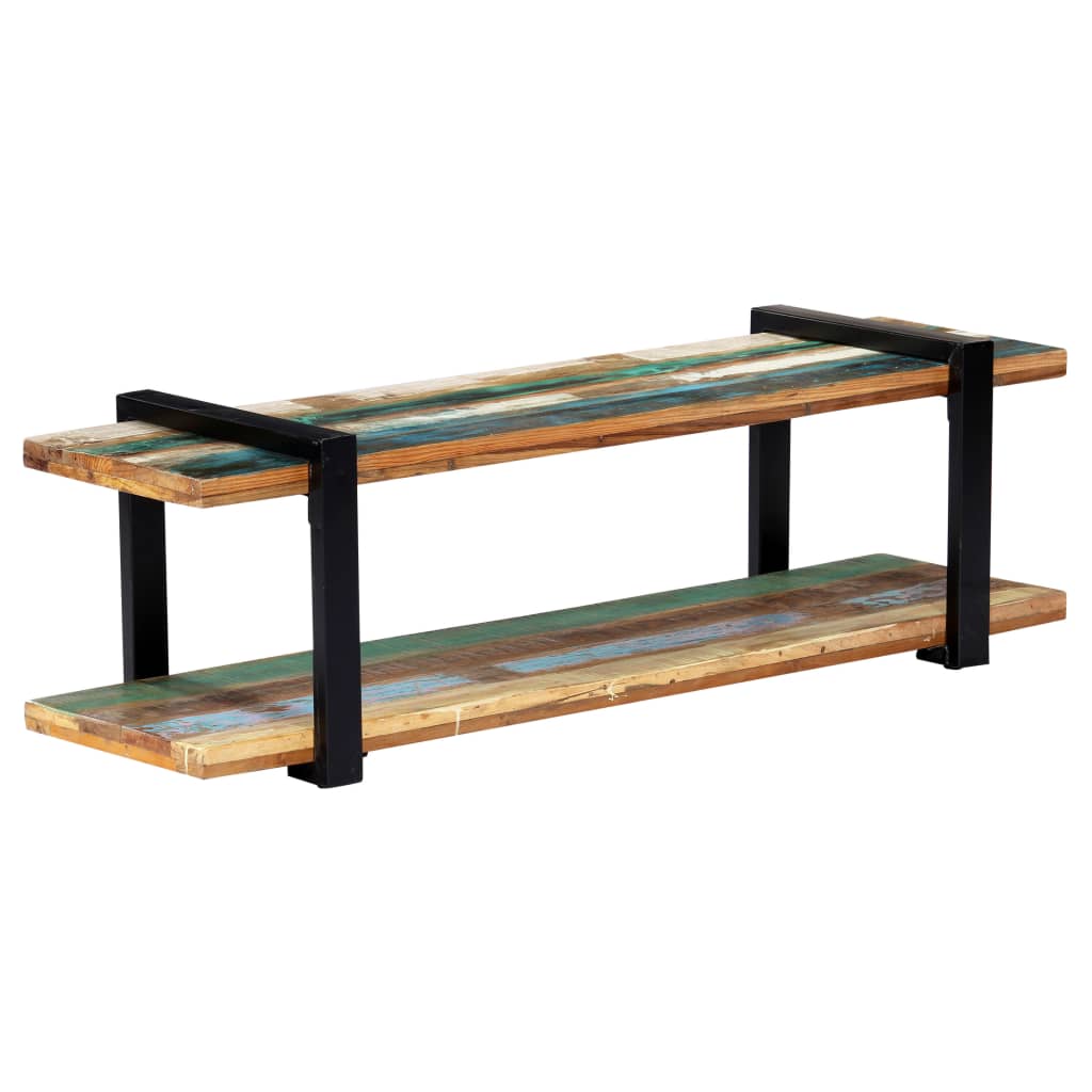 vidaXL Szafka pod TV, 130 x 40 x 40 cm, lite drewno z odzysku