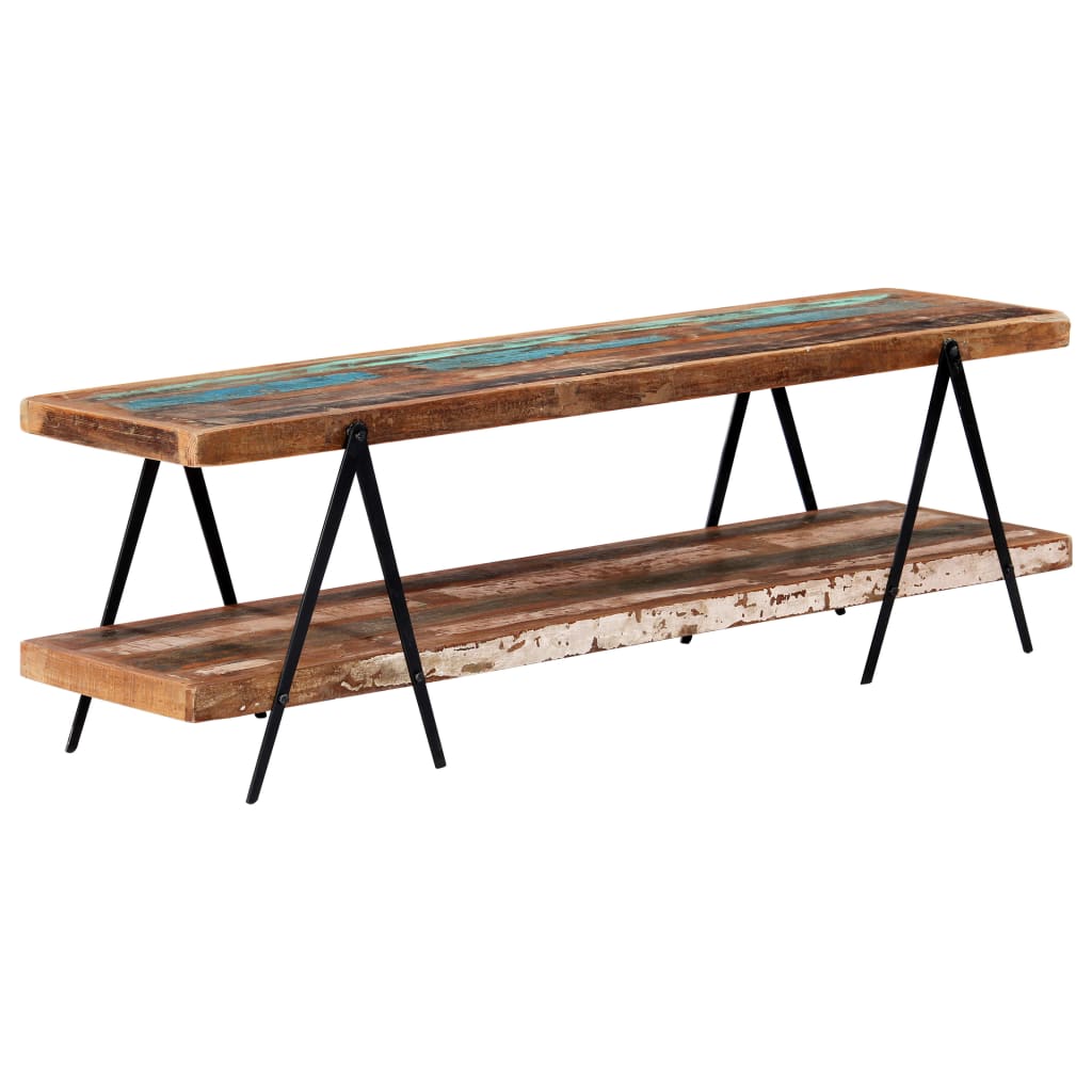 vidaXL Szafka pod TV, 160 x 40 x 50 cm, lite drewno z odzysku