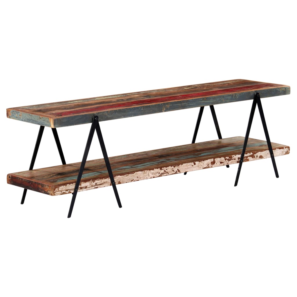 vidaXL Szafka pod TV, 160 x 40 x 50 cm, lite drewno z odzysku