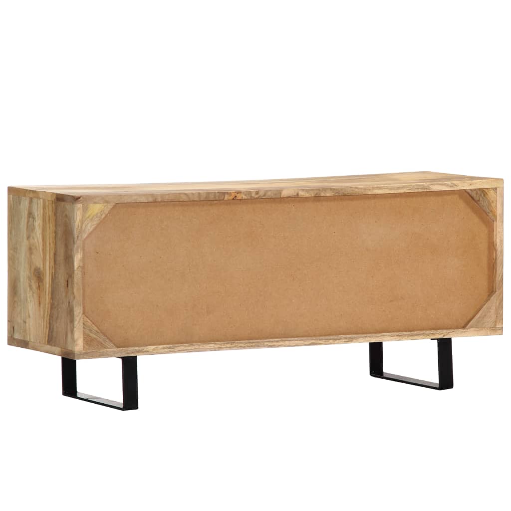 vidaXL Szafka pod TV, 90x30x40 cm, lite drewno mango