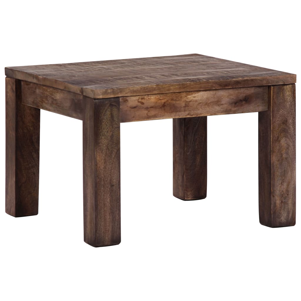 vidaXL Stolik kawowy, 50x50x35 cm, lite drewno mango