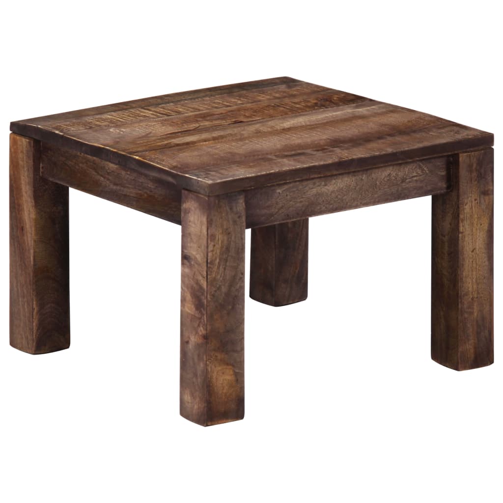 vidaXL Stolik kawowy, 50x50x35 cm, lite drewno mango