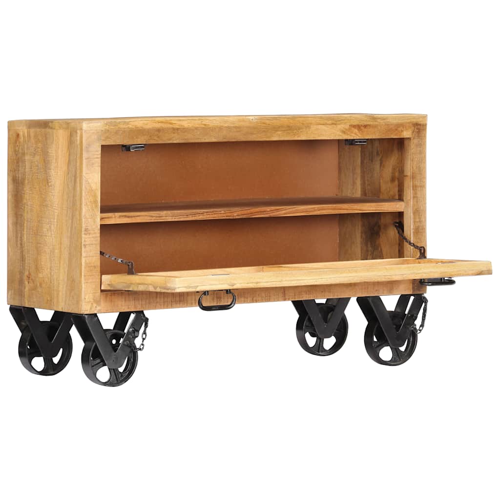 vidaXL Szafka na buty, 86x35x55 cm, lite drewno mango
