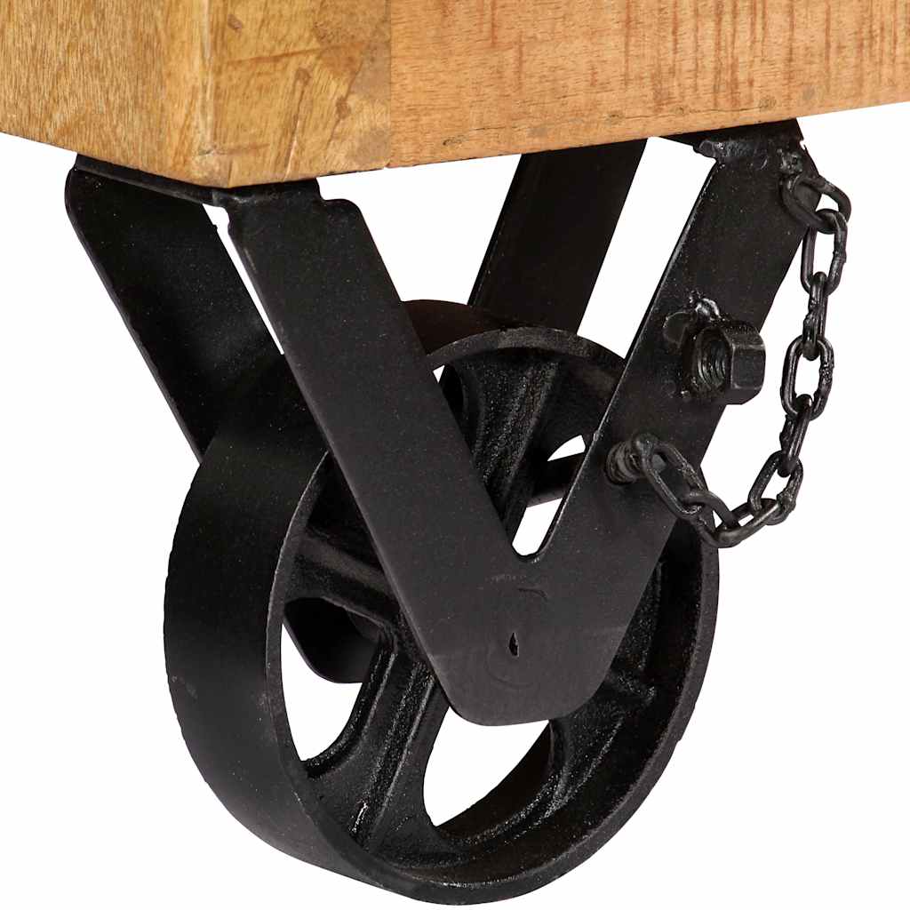 vidaXL Szafka na buty, 86x35x55 cm, lite drewno mango