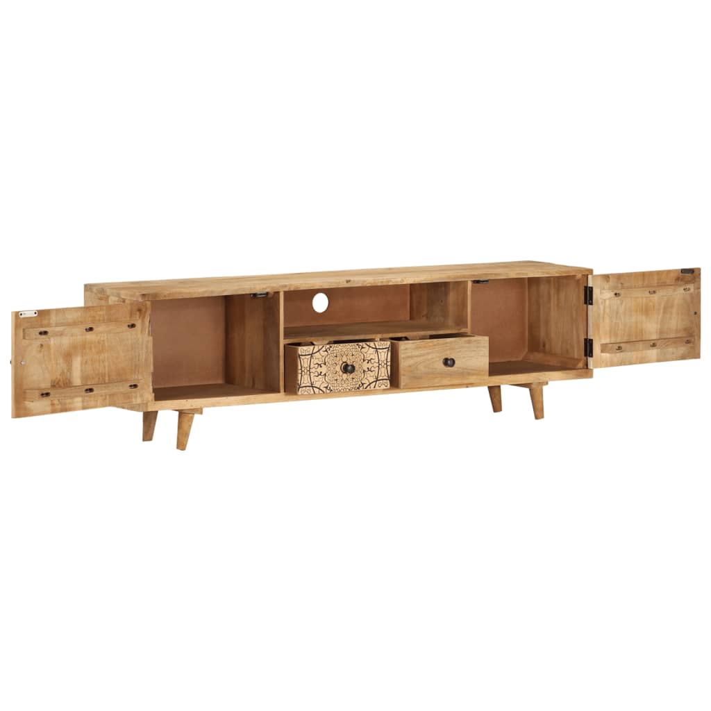 vidaXL Szafka pod TV, 140x30x40 cm, lite drewno mango
