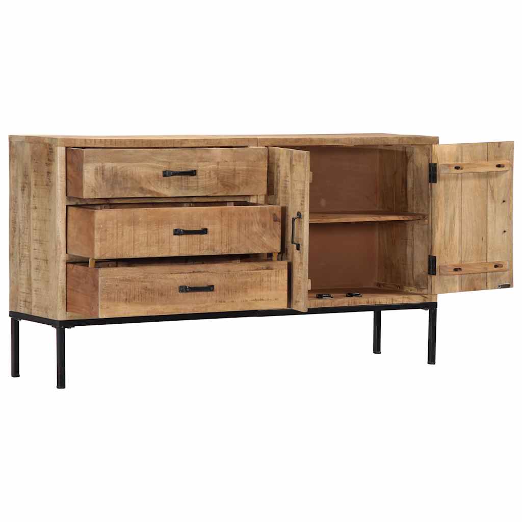 vidaXL Szafka, 140x35x75 cm, lite drewno mango