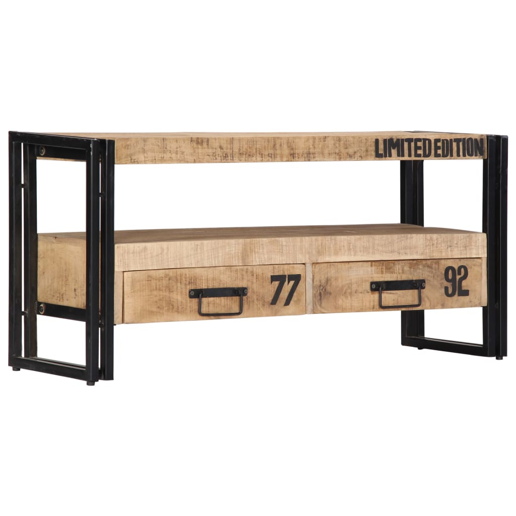 vidaXL Szafka pod TV, 100x30x45 cm, lite drewno mango