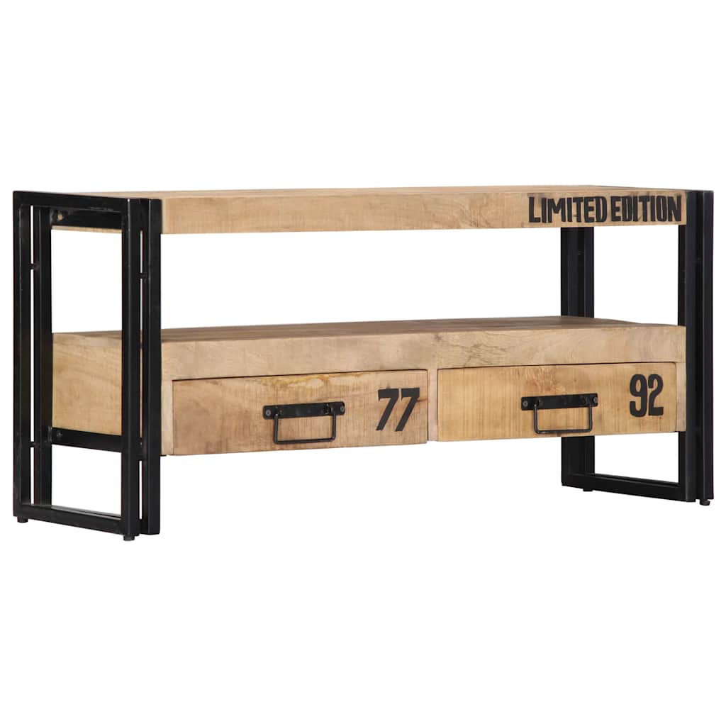 vidaXL Szafka pod TV, 100x30x45 cm, lite drewno mango