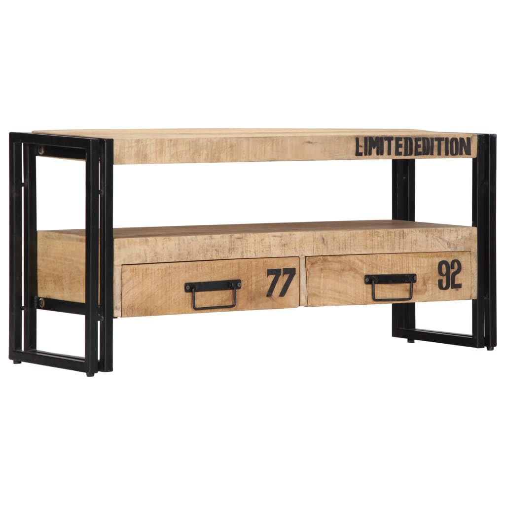 vidaXL Szafka pod TV, 100x30x45 cm, lite drewno mango
