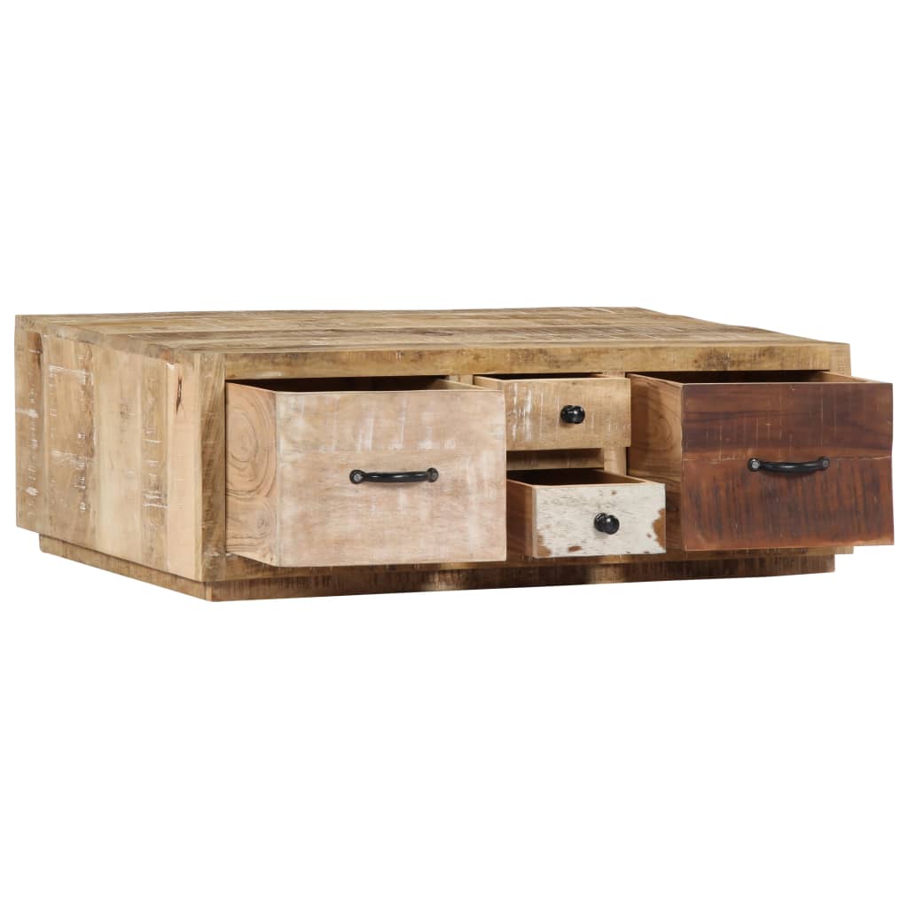 vidaXL Stolik kawowy, 90x60x30 cm, lite drewno mango