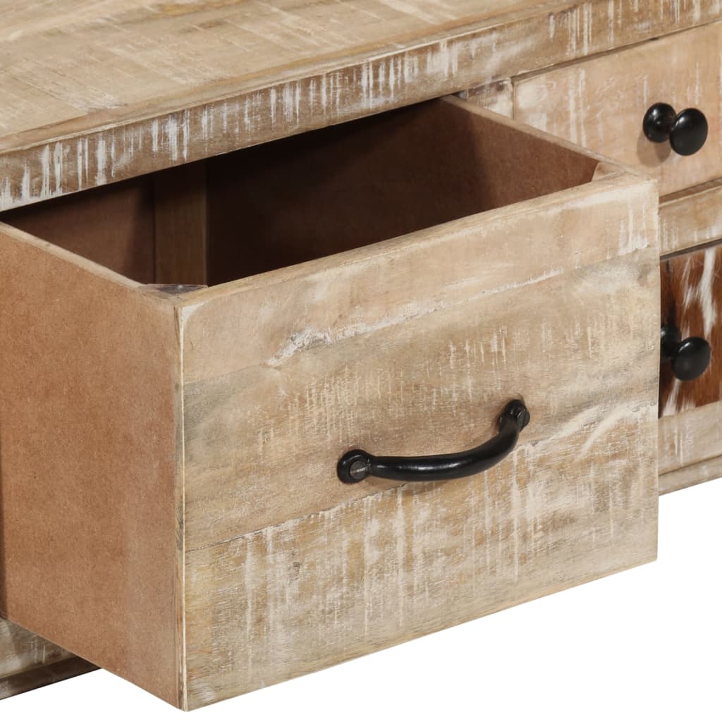 vidaXL Stolik kawowy, 90x60x30 cm, lite drewno mango