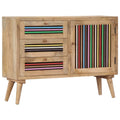 vidaXL Szafka, 100x30x75 cm, lite drewno mango