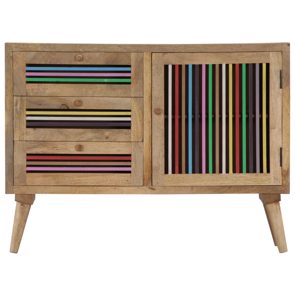 vidaXL Szafka, 100x30x75 cm, lite drewno mango