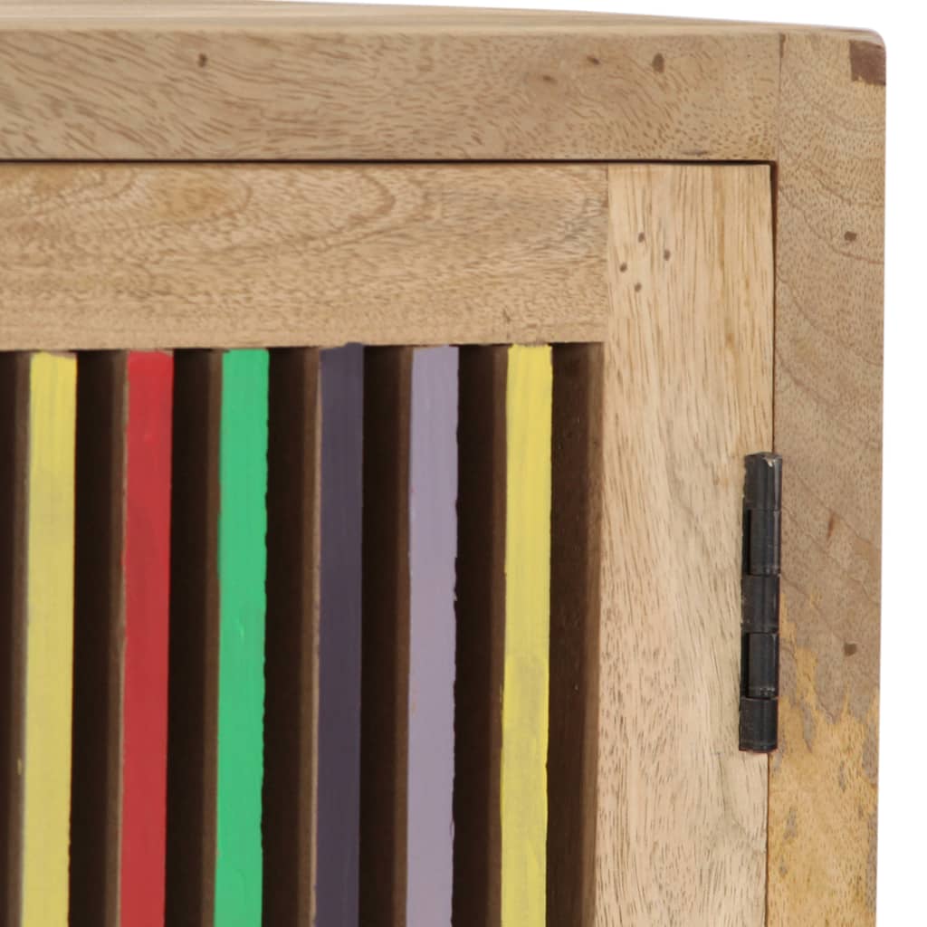 vidaXL Szafka, 100x30x75 cm, lite drewno mango