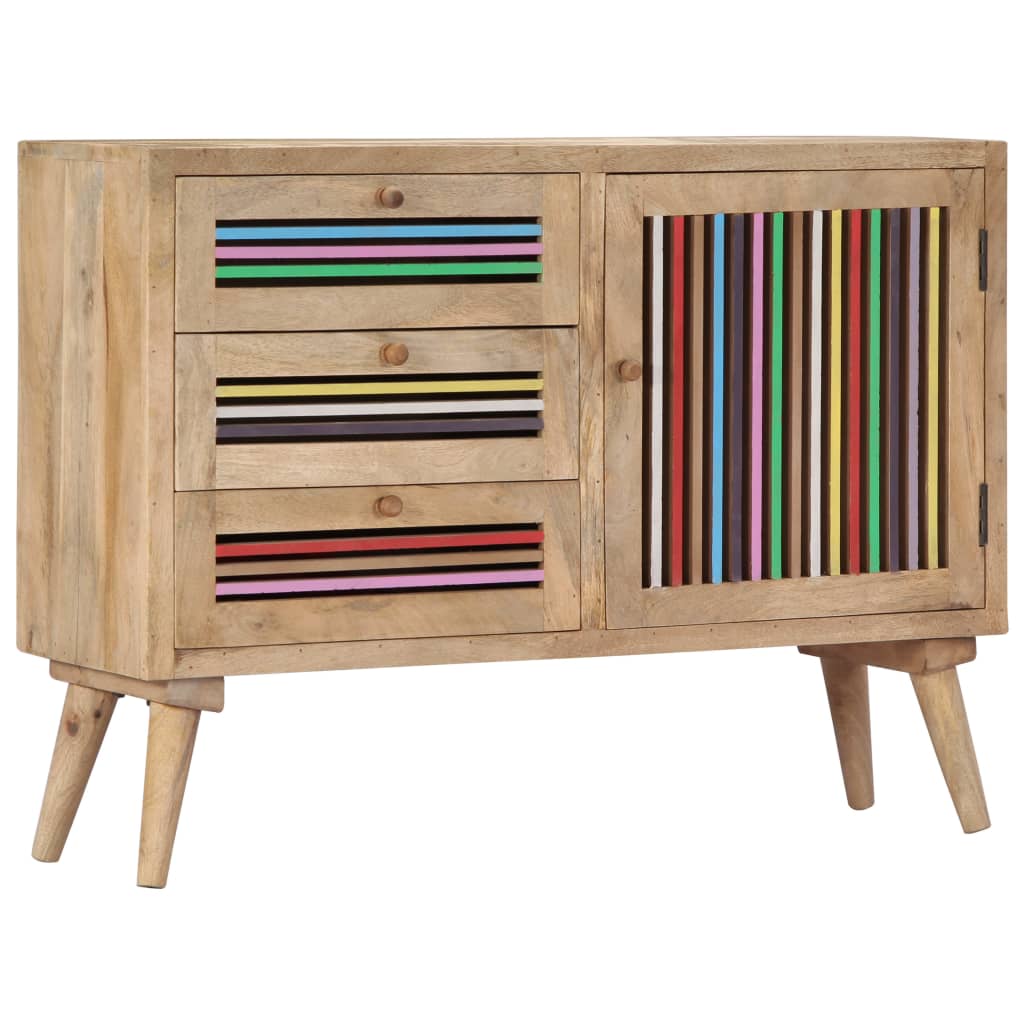vidaXL Szafka, 100x30x75 cm, lite drewno mango