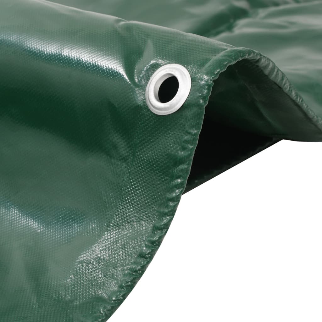 vidaXL Plandeka 650 g/m², 3,5 x 5 m, zielona