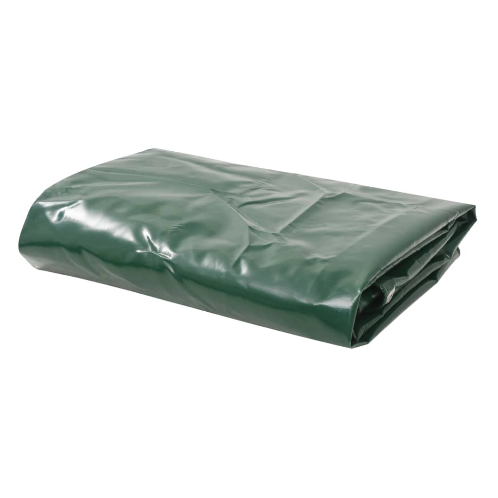 vidaXL Plandeka 650 g/m², 6 x 8 m, zielona