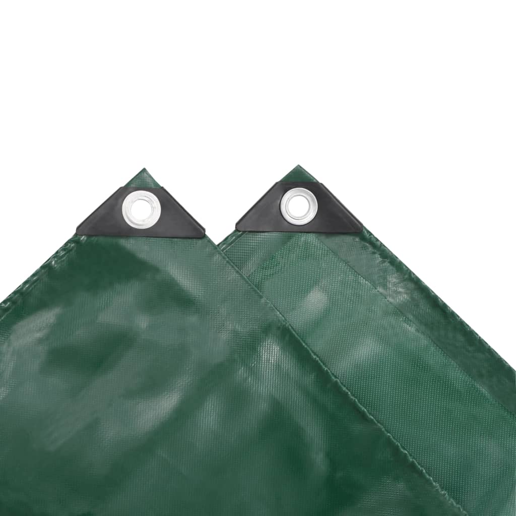 vidaXL Plandeka 650 g/m², 6 x 8 m, zielona