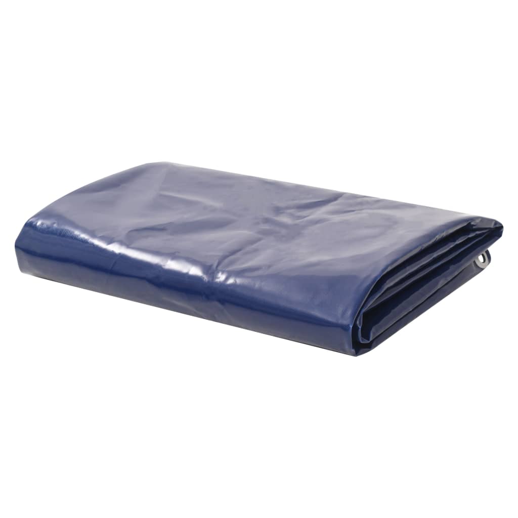 vidaXL Plandeka 650 g/m², 1,5 x 6 m, niebieska