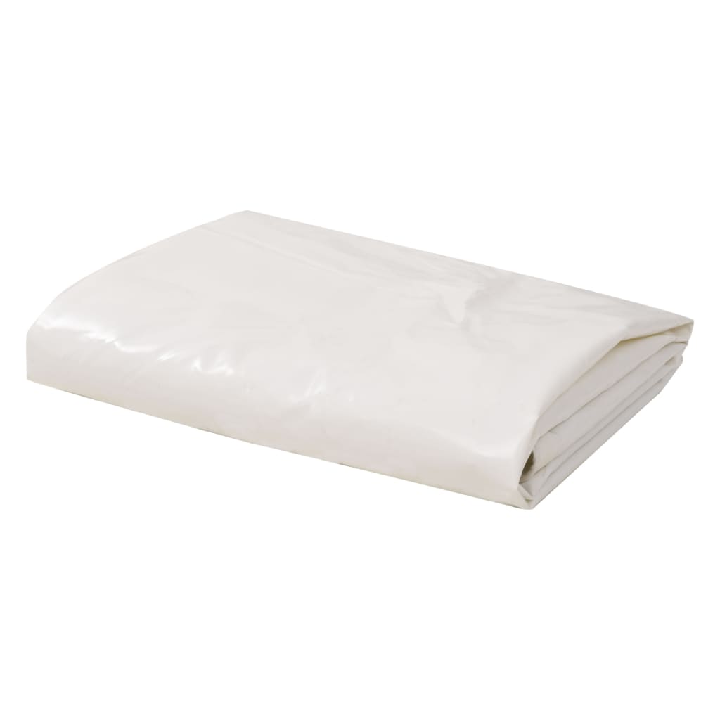 vidaXL Plandeka 650 g/m², 1,5 x 6 m, biała