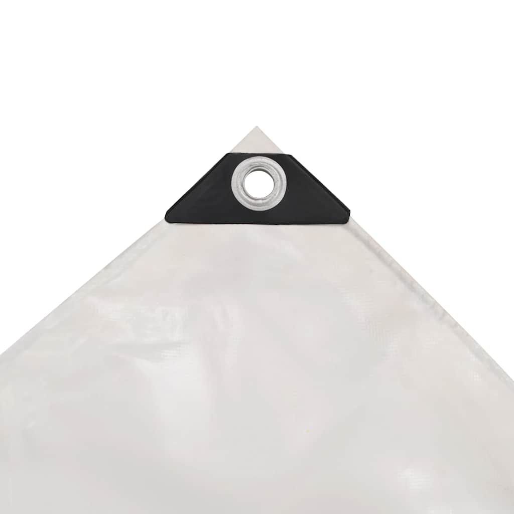 vidaXL Plandeka 650 g/m², 1,5 x 20 m, biała