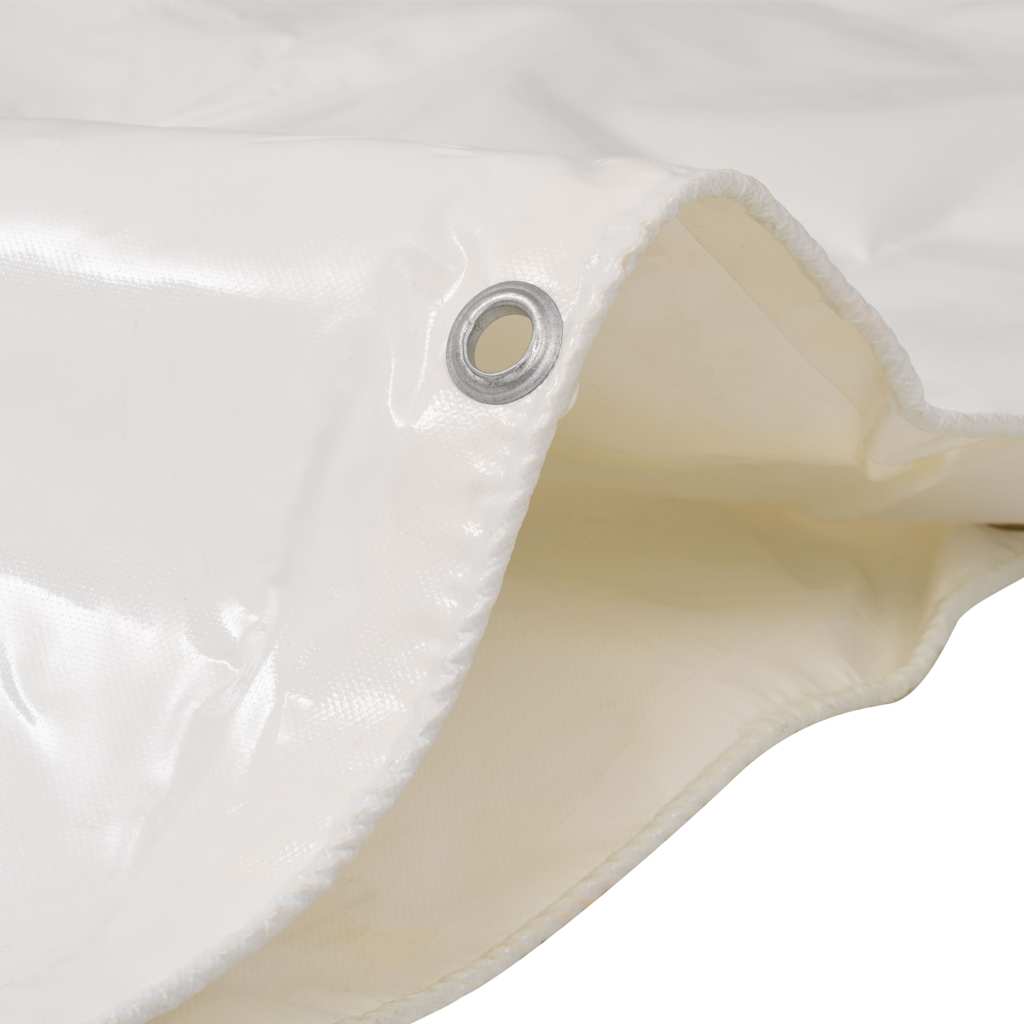 vidaXL Plandeka 650 g/m², 5 x 6 m, biała