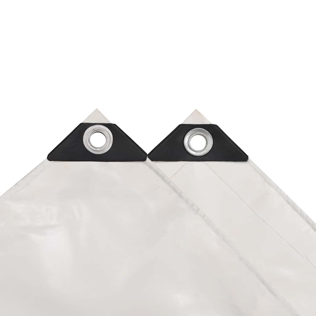 vidaXL Plandeka 650 g/m², 5 x 6 m, biała