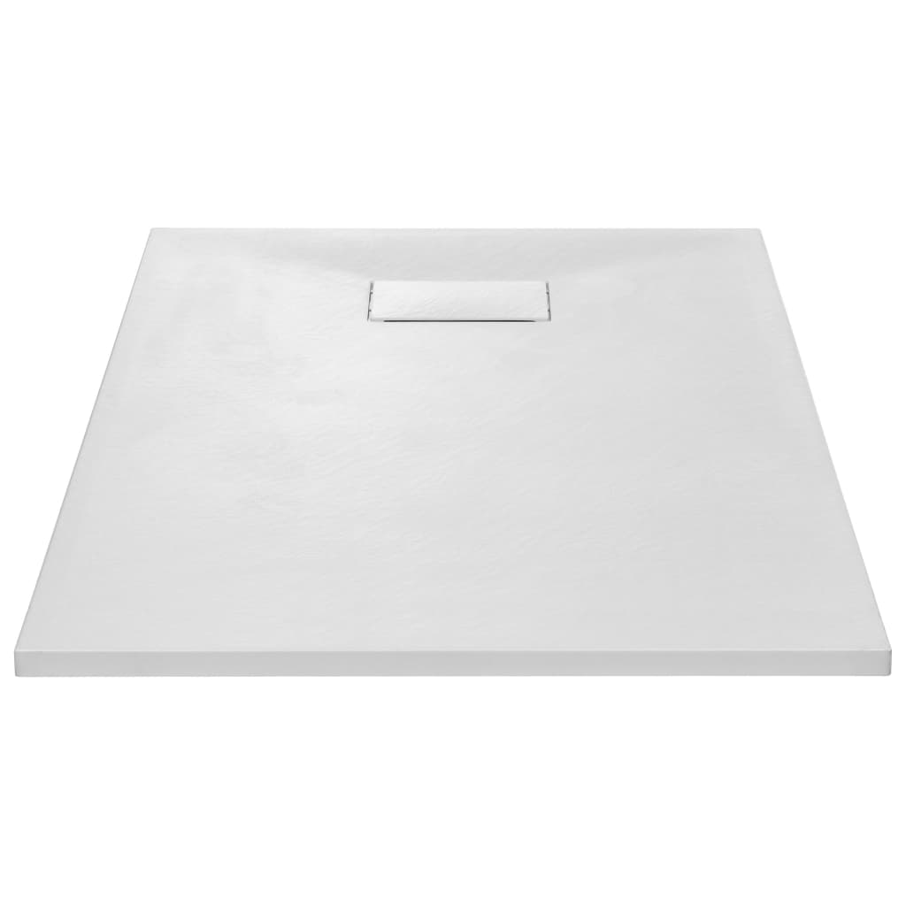 vidaXL Brodzik prysznicowy, SMC, biały, 120 x 70 cm