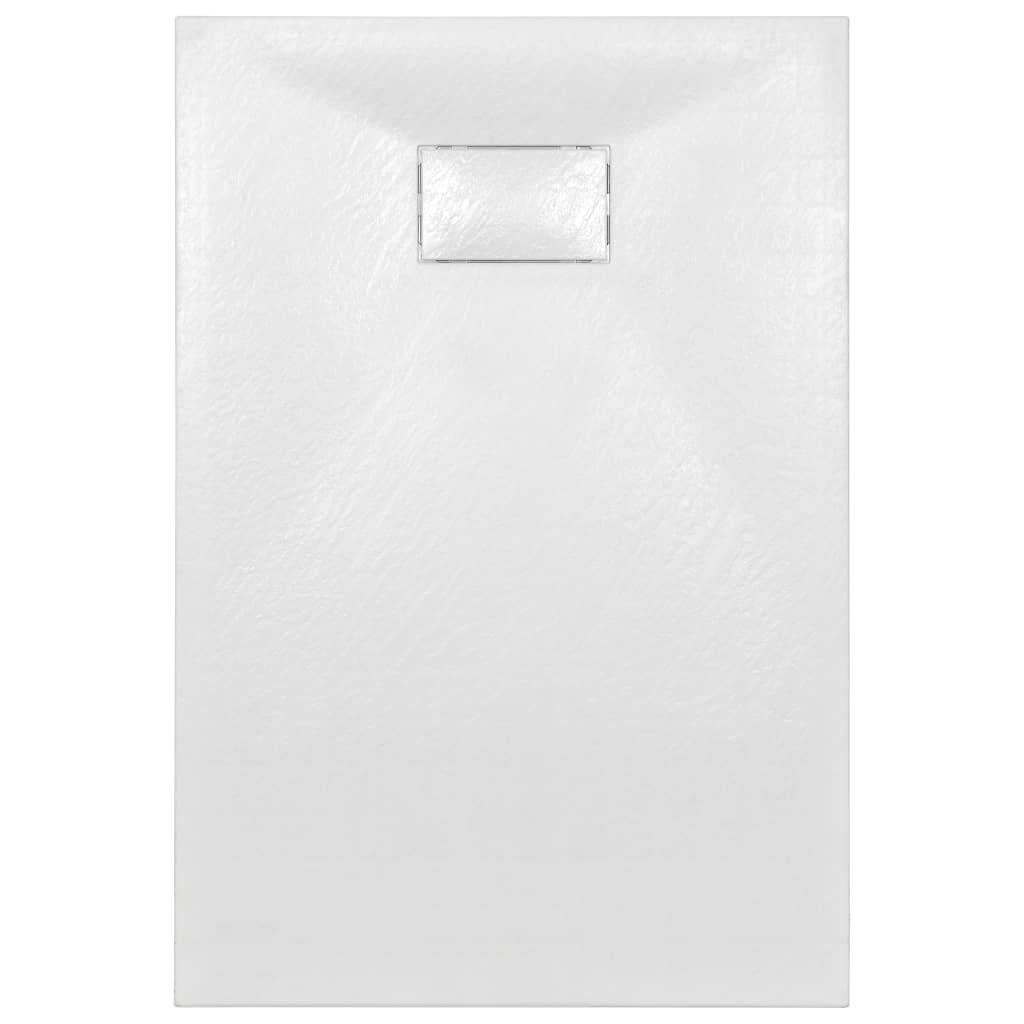vidaXL Brodzik prysznicowy, SMC, biały, 120 x 70 cm