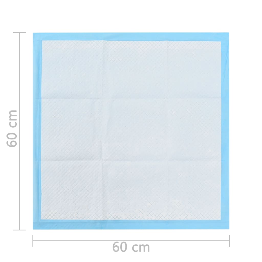 vidaXL Podkłady treningowe dla psów, 100 szt., 60 x 60 cm, włóknina
