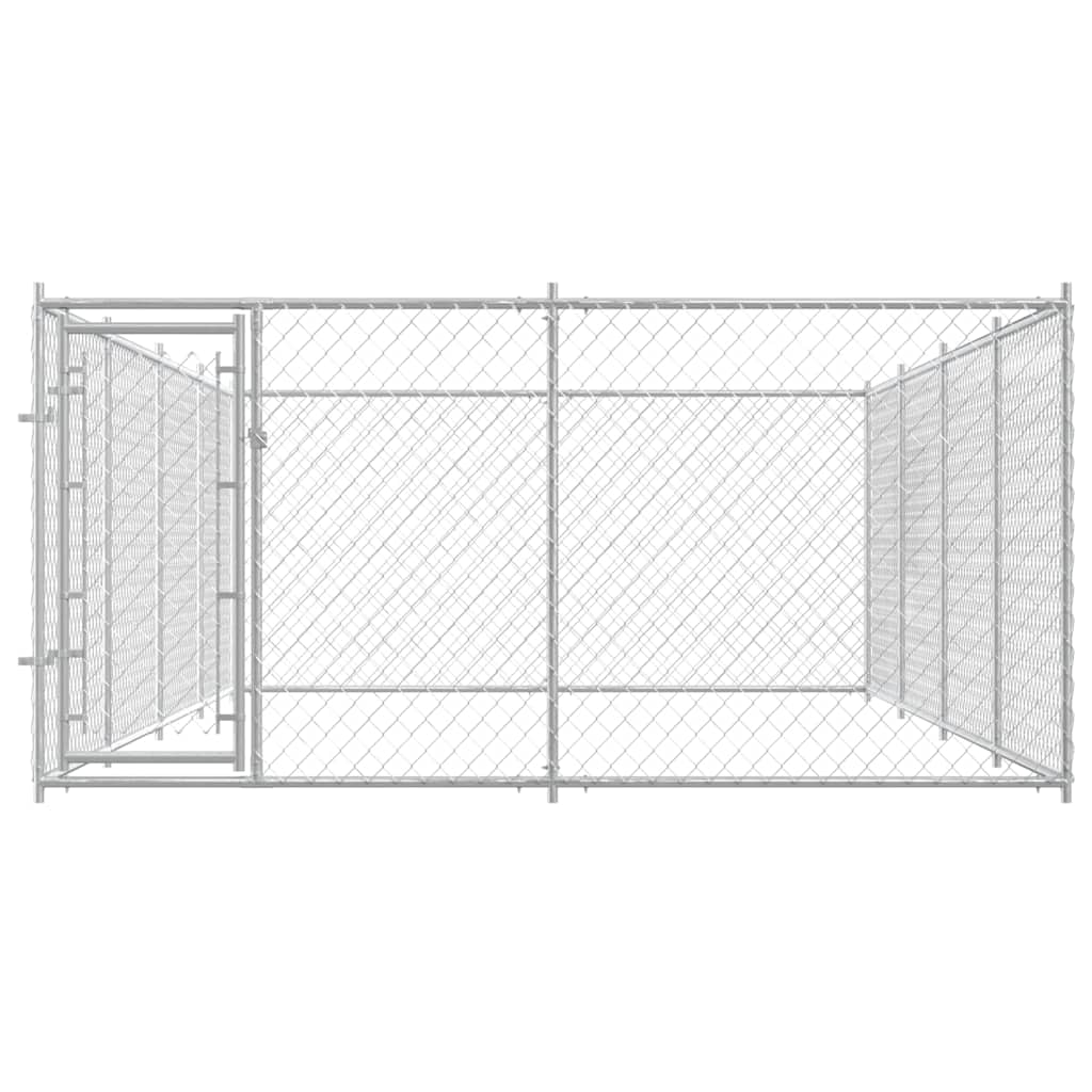 vidaXL Kojec dla psa, 7,6 x 3,8 x 1,9 m